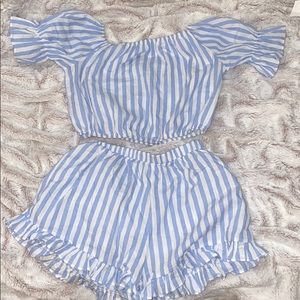 summer shirt/shorts set